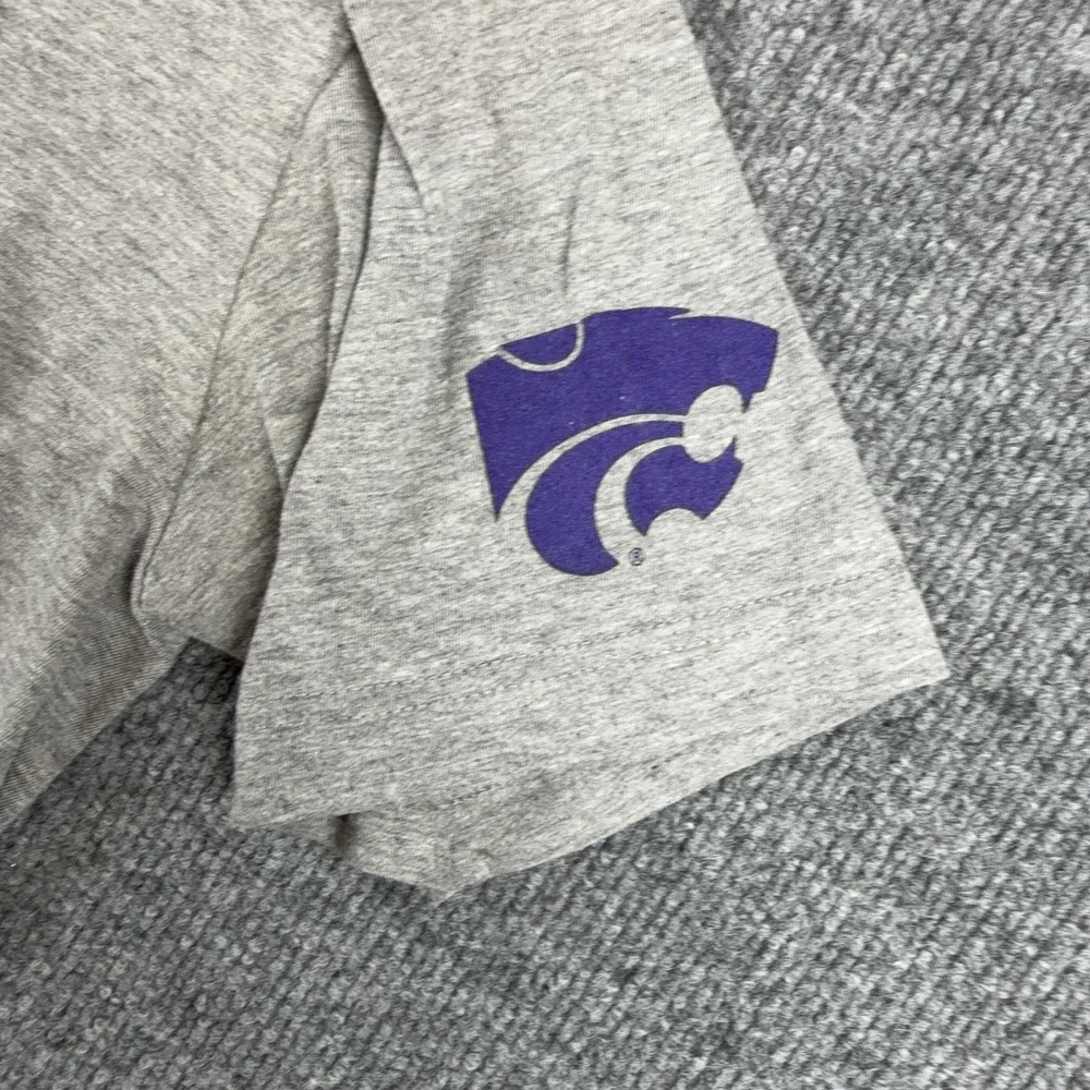 Kansas State Wildcats Shirt Mens Medium Gray NCAA Football K-State True Nike